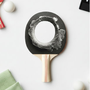 Bullet Metal Fake Hole Funny Ping Pong Paddle