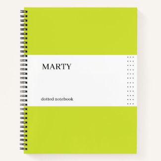 Bullet Pear Notebook with Monogram