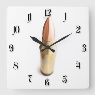 Bullet Square Wall Clock
