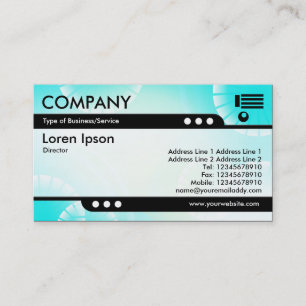 Bullet Train - Abstract 02 Business Card