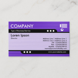 Bullet Train - Brushed Violet Texture Business Card