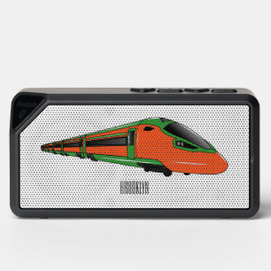 Bullet train cartoon illustration bluetooth speaker