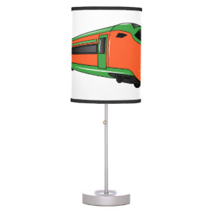 Bullet train cartoon illustration table lamp