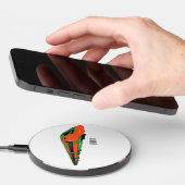 Bullet train cartoon illustration wireless charger  (Hand)