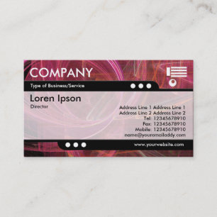 Bullet Train - Fractal Flame 02 Business Card