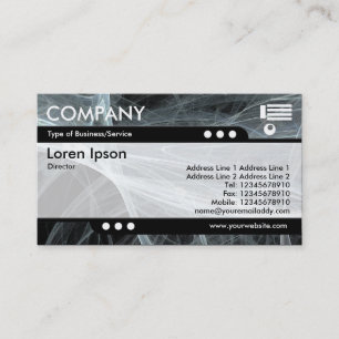 Bullet Train - Fractal Flame 03 Business Card