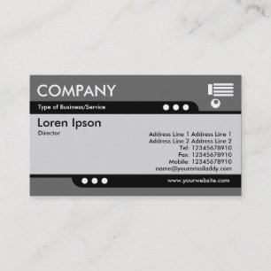Bullet Train - Gray (666666) Business Card