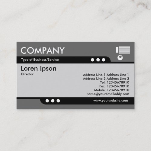 Bullet Train _ Gray 666666 Business Card