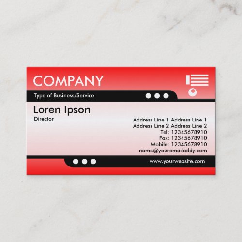 Bullet Train - Horizon Glow 03 Business Card Template