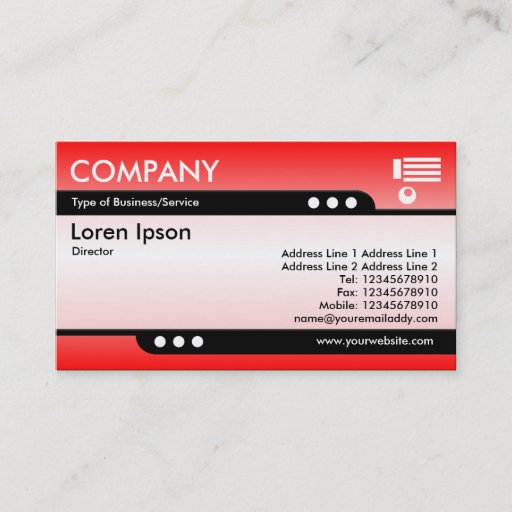 Customizable Bullet Train - Horizon Glow 03 Business Card Template