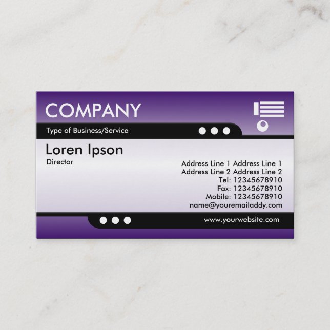 Bullet Train - Horizon Glow 07 Business Card (Front)