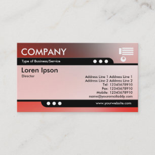 Bullet Train - Soft Gradients Business Card