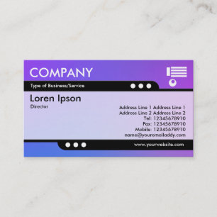 Bullet Train - Soft Gradients Business Card