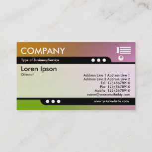 Bullet Train - Soft Gradients Business Card