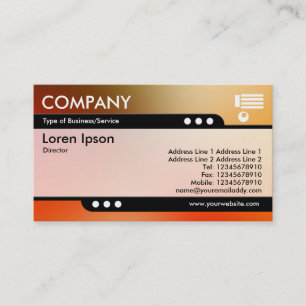 Bullet Train - Soft Gradients Business Card