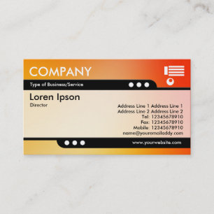 Bullet Train - Soft Gradients Business Card