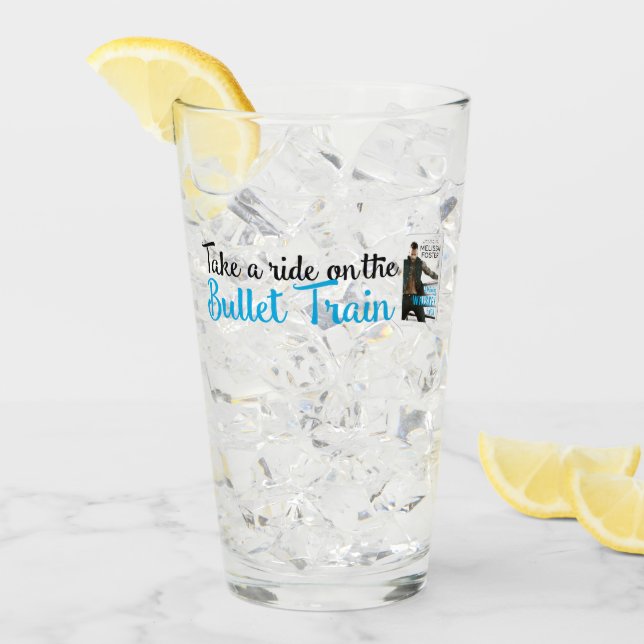 Bullet Whiskey Take A Ride Drinking Glass (Front Ice)