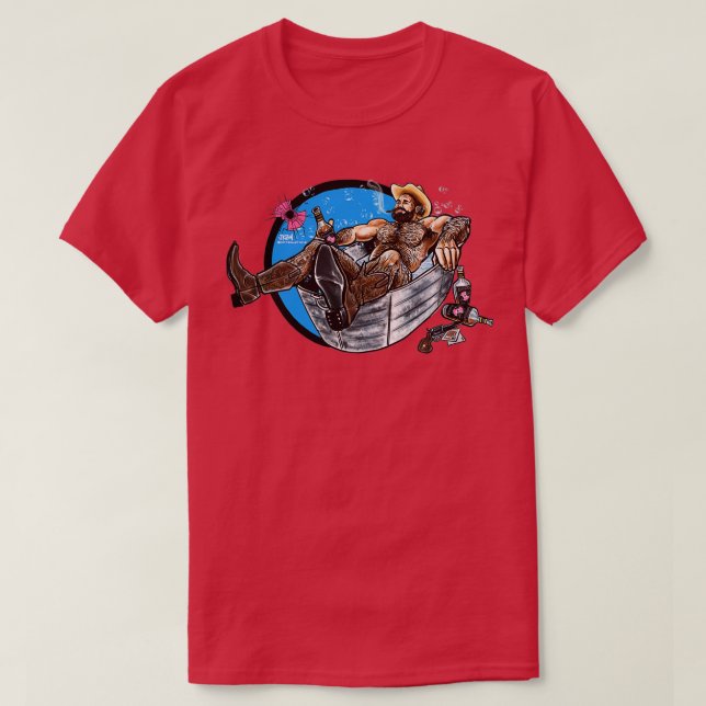 Bullethole Cowboy 2 Saddle Soap Up T-Shirt (Design Front)