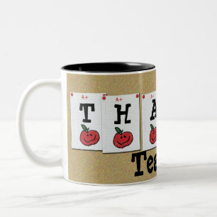 Bulletin Board Note for Elementary Teacher Two-Tone Coffee Mug