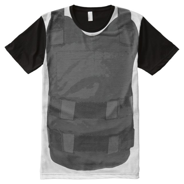 Bulletproof Bullet Proof Vest T-Shirt (Front)