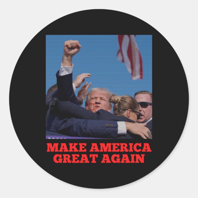 Bulletproof Ination Attempt V2 1  Classic Round Sticker (Front)