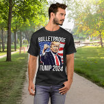 Bulletproof Pro Donald Trump 2024 Election USA T-Shirt