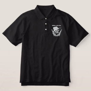 Bullets in the Gun Ute Club Embroidered Black Polo