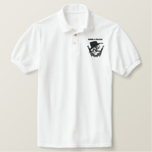 Bullets in the Gun Ute Club Embroidered White Polo