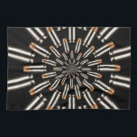 Bullets Kitchen Towel<br><div class="desc">Symmetry in lead and powder</div>