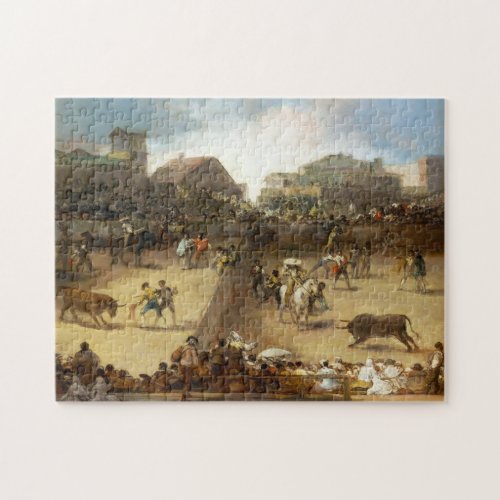 Bullfight in a Divided Ring Francisco Jos de Goya Jigsaw Puzzle