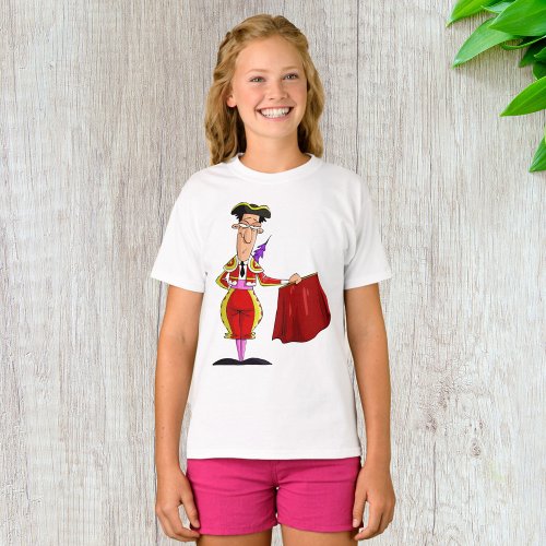 Bullfighter And Red Cape T_Shirt