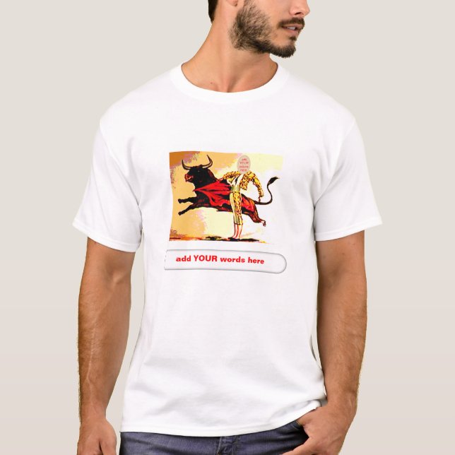 Bullfighter Carnival Cutout T-Shirt (Front)