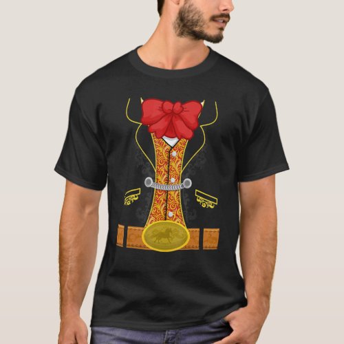 Bullfighter Costume Men Kids Matador T_Shirt