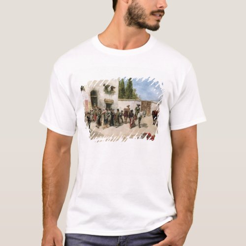 Bullfighters preparing for the Fight oil on panel T_Shirt
