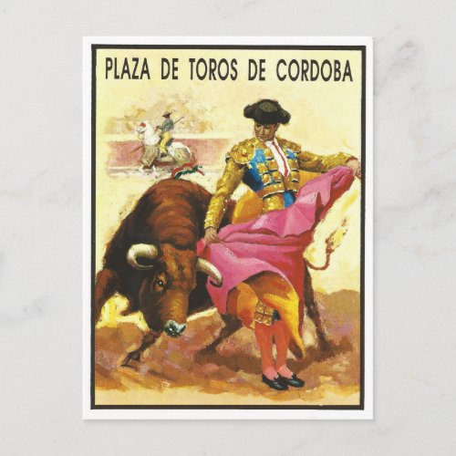 Bullfighting Plaza del Toros Cordoba Spain Postcard