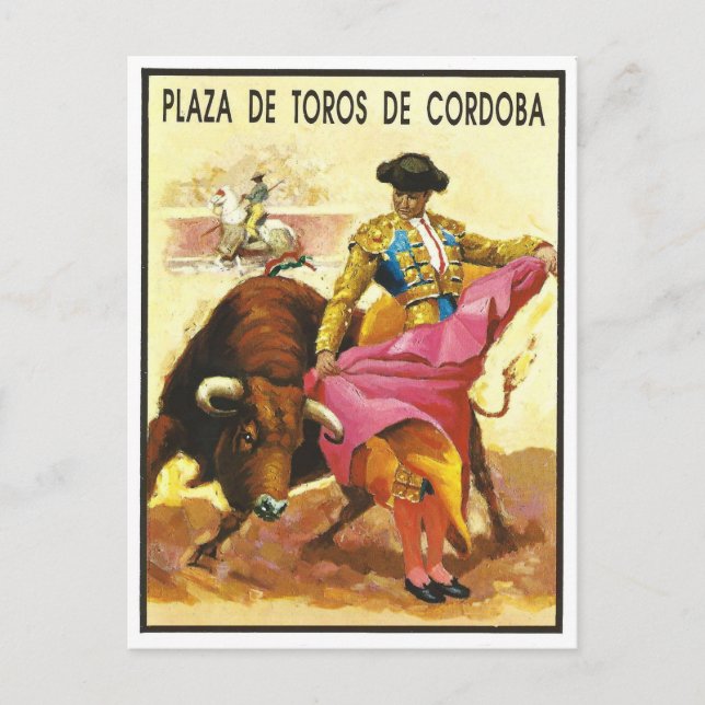 Bullfighting, Plaza del Toros, Cordoba, Spain Postcard (Front)