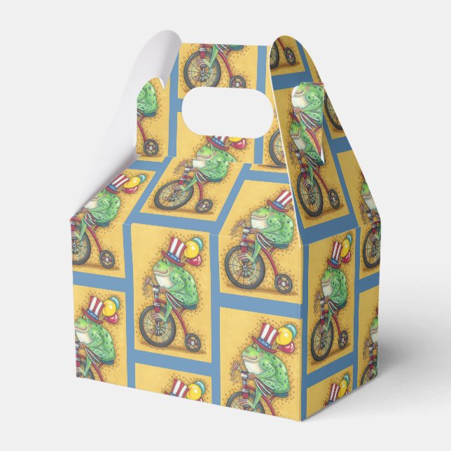 BULLFROG 4TH OF JULY, AMERICANA FROG FAVOR BOX (Front Side)