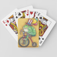 BULLFROG, AMERICANA FROG BICYCLE PLAYING CARDS