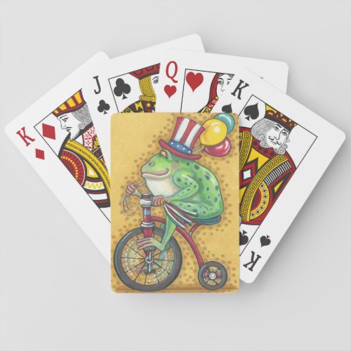 BULLFROG AMERICANA FROG BICYCLE PLAYING CARDS