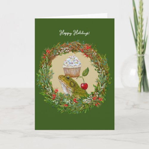 bullfrog HOPPY holidays card