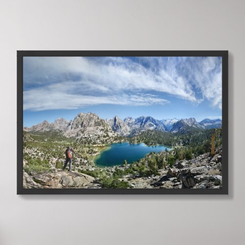 Bullfrog Lake and Kearsarge Pass _ Sierra Framed Art