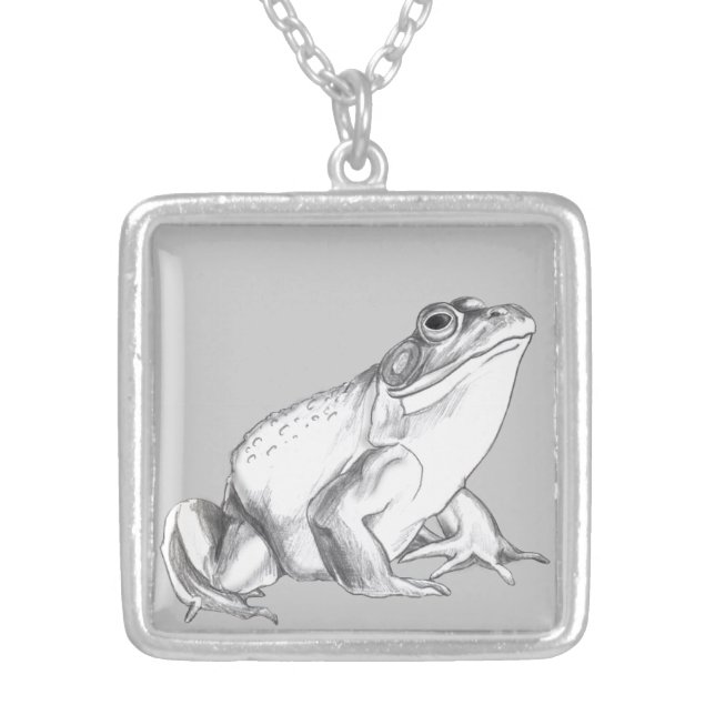 Bullfrog Necklace Frog Art Jewelry & Gifts (Front)