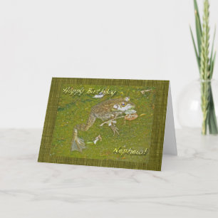 Bullfrog Nephew Birthday Card