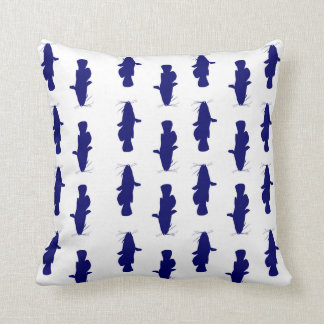 Bullhead Catfish Throw Pillow