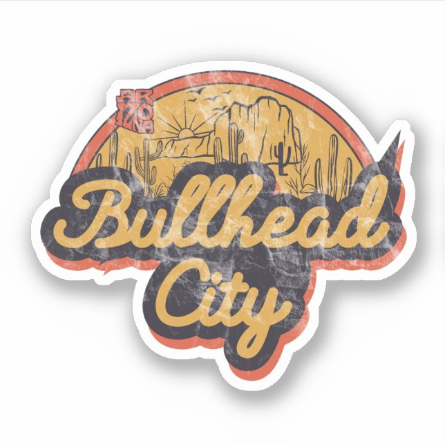 Bullhead City, Arizona Sticker (Front)