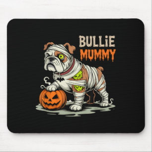 Bullie Mummy Halloween Bulldog Mouse Pad
