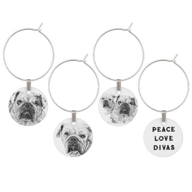 Bullie Wine Charms (Staggered)