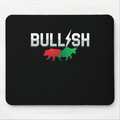 Bullish Bear Bull Investor Stock Market Exchange C Mouse Pad