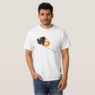 Bullish Bitcoin Blockchain Crypto white T-Shirt