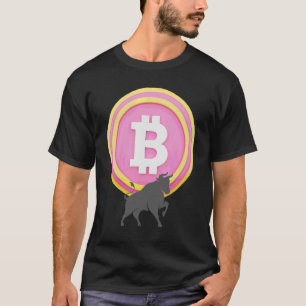 Bullish On Bitcoin Cryptocurrency Investor Blockch T-Shirt